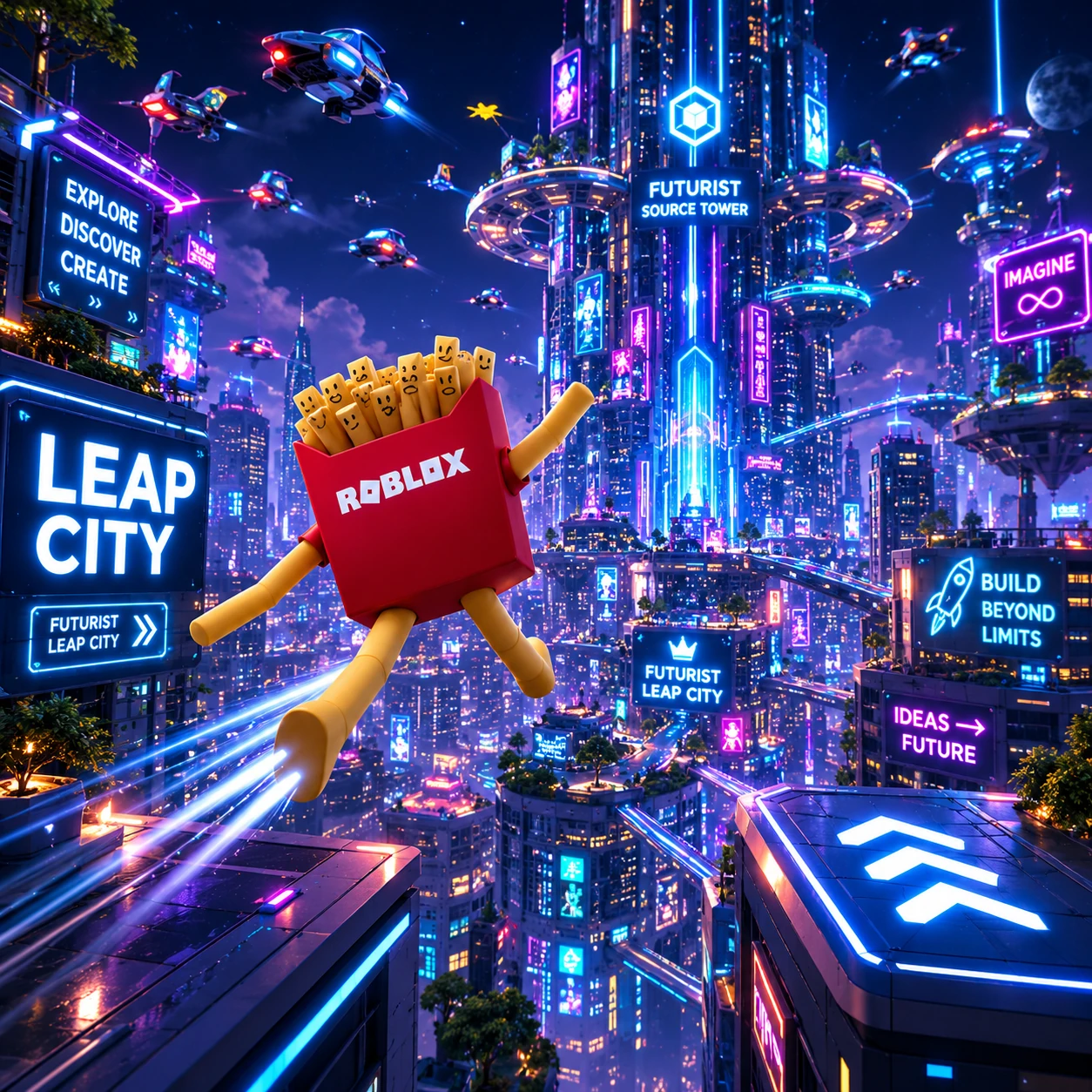 Futurist Leap City の Source Spire イメージ