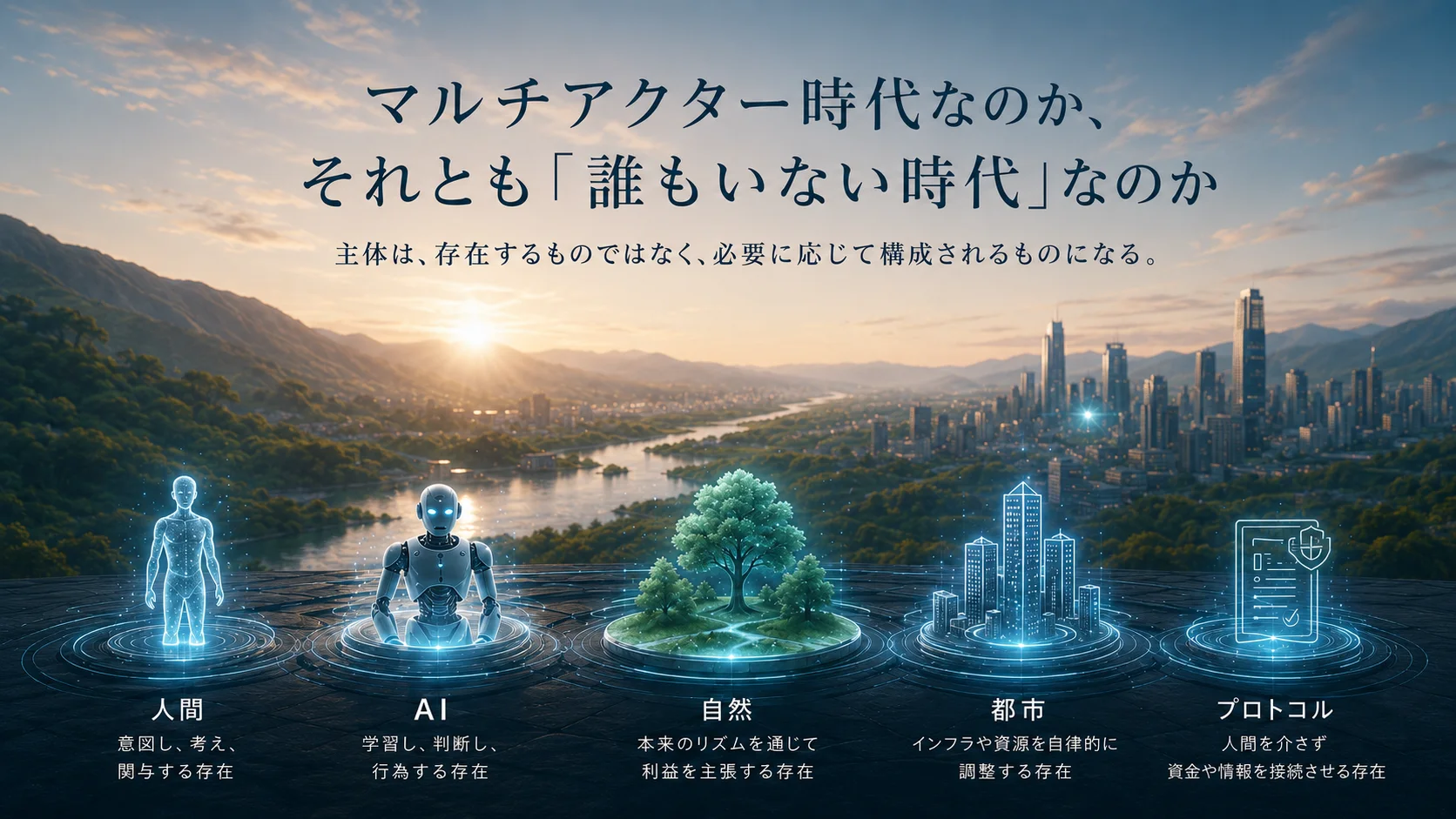 マルチアクター時代なのか、それとも「誰もいない時代」なのか