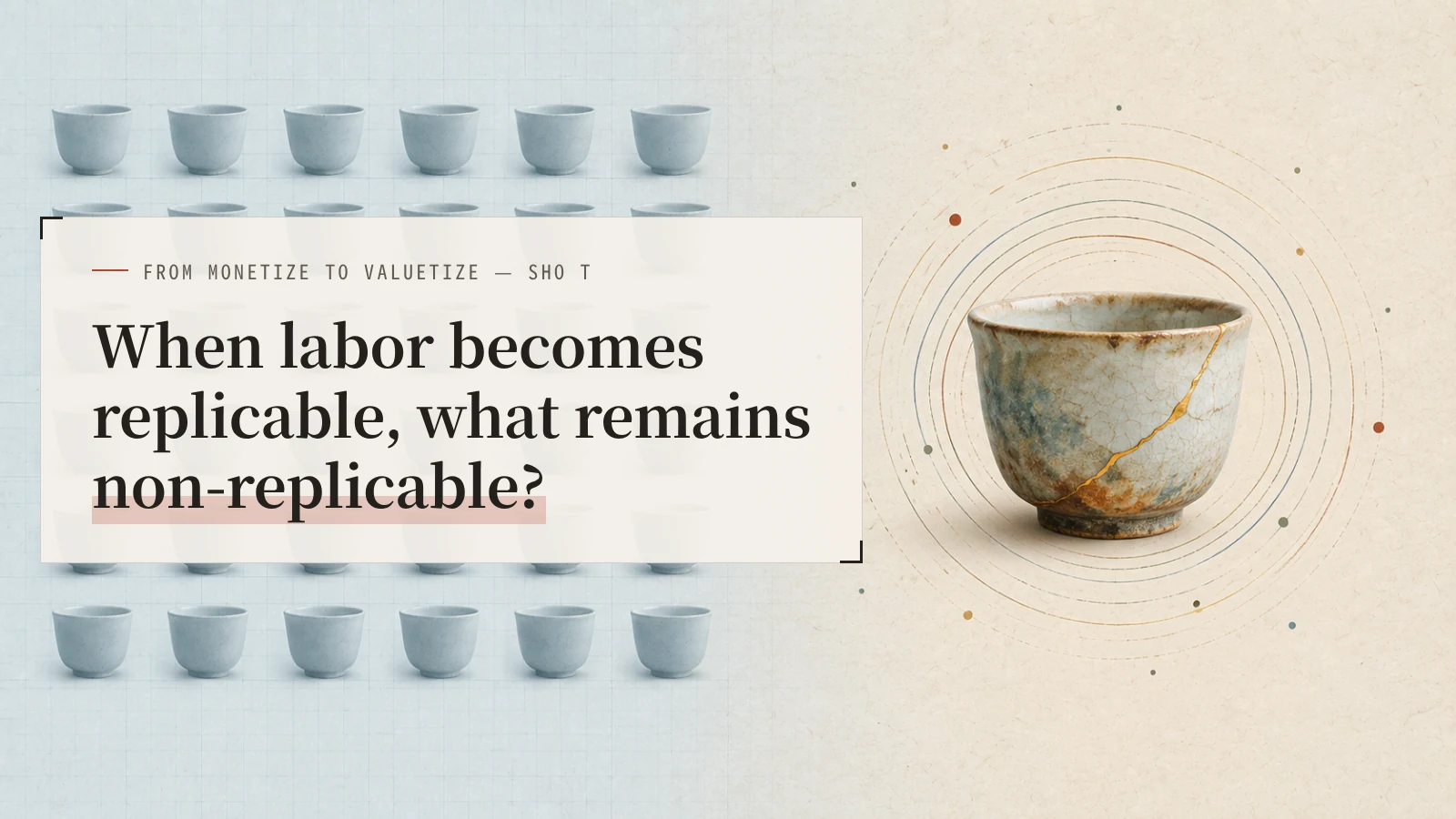 When Labor Becomes Replicable, What Remains Non-Replicable?
